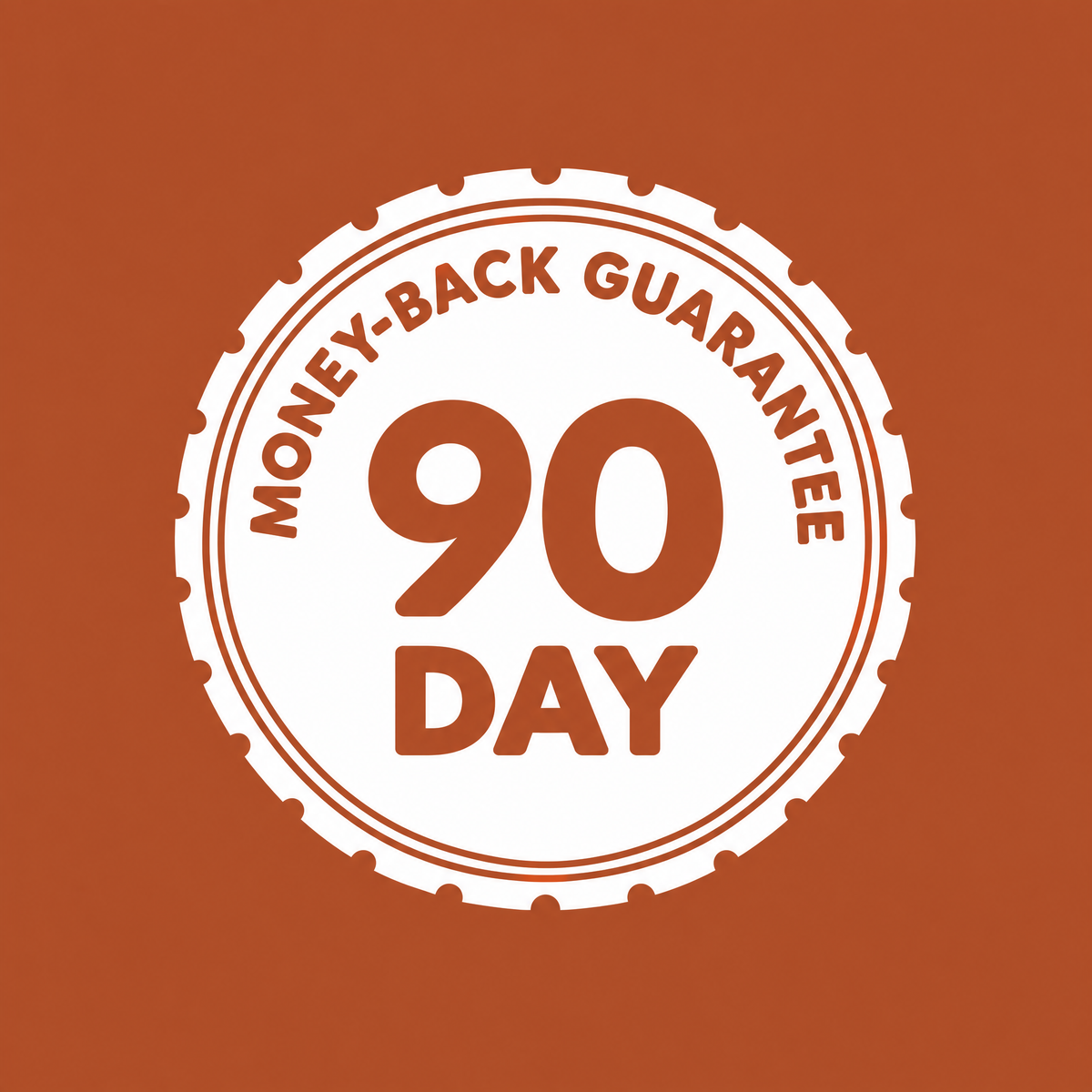 90-day money-back guarantee