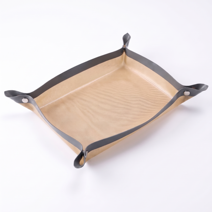 Foilless snap-up silicone roasting tray