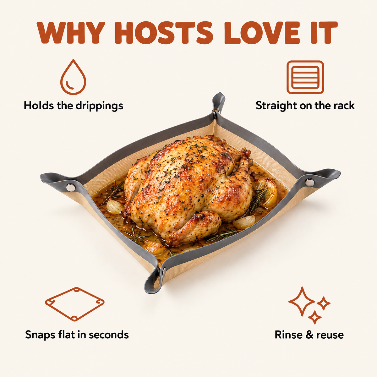 Why hosts love the Foilless tray